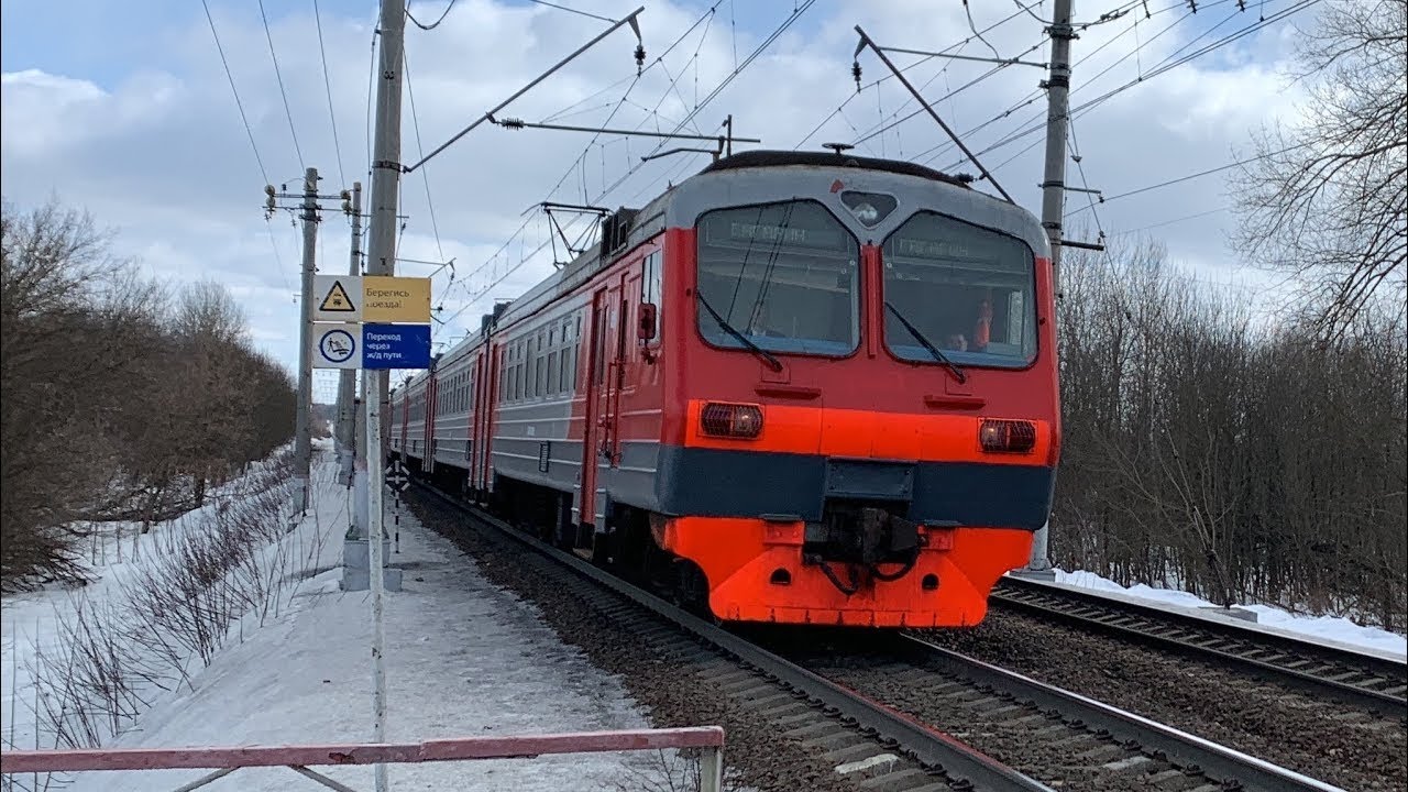 Поездка на Электропоезде ЭД4М 0225