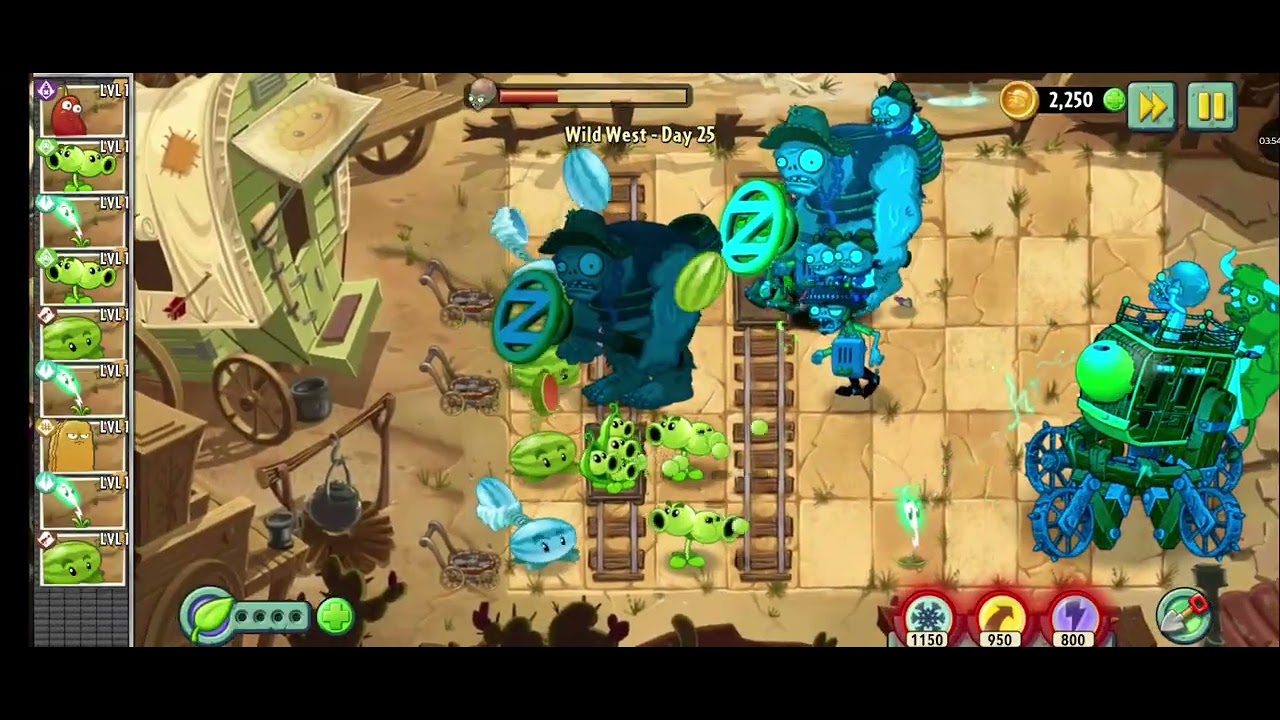 Plants vs zombies 2 wild West zomboss