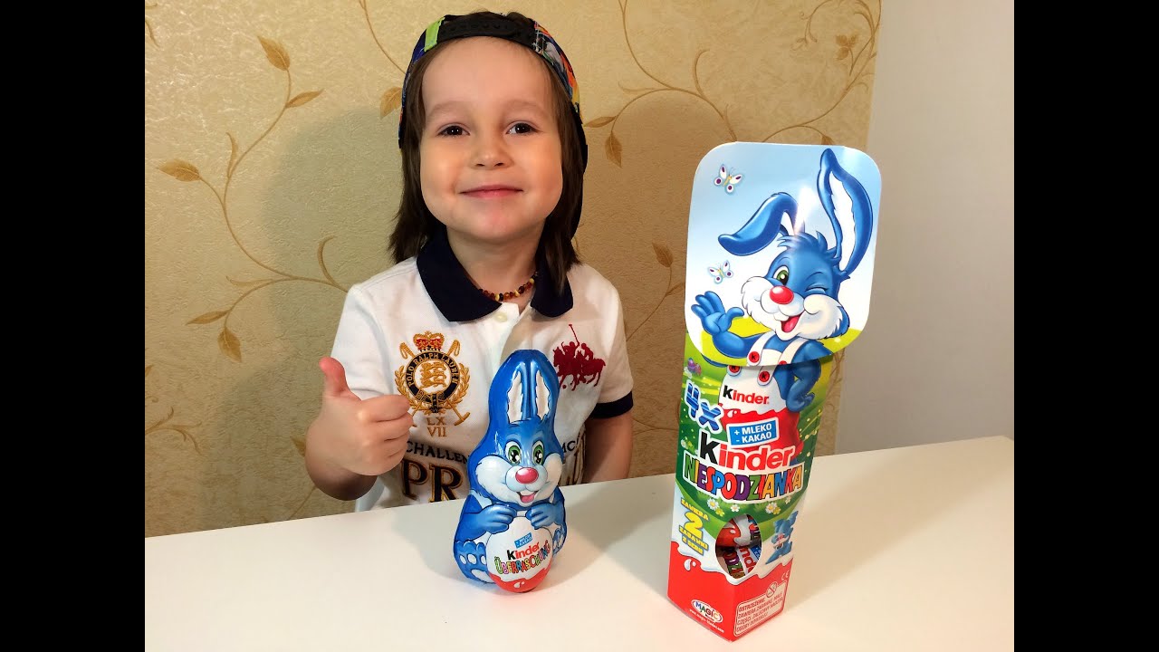 Киндер Сюрприз зайчик Пасхальная Серия 2016 Unboxing Easter Kinder Bunny Surprise
