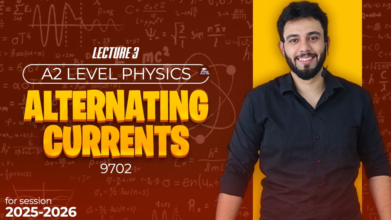 RMS Voltage, Current & Power in AC Circuits | A2 Level Physics 9702 | Alternating Current Lecture 3