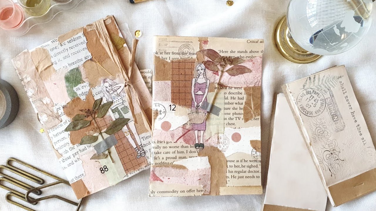 franken pages • with diy notebook [papercraft tutorial]