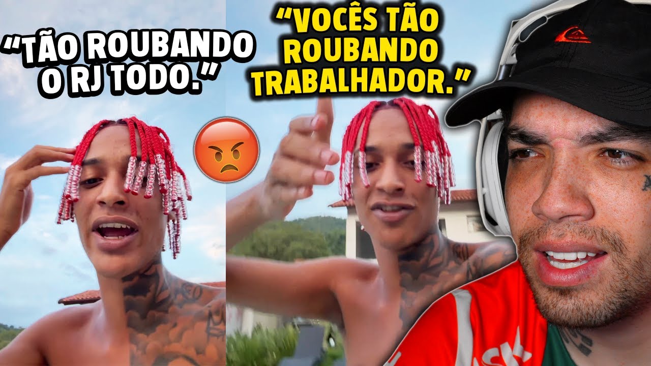 ORUAM SE REVOLTA COM BANDIDOS DO RJ