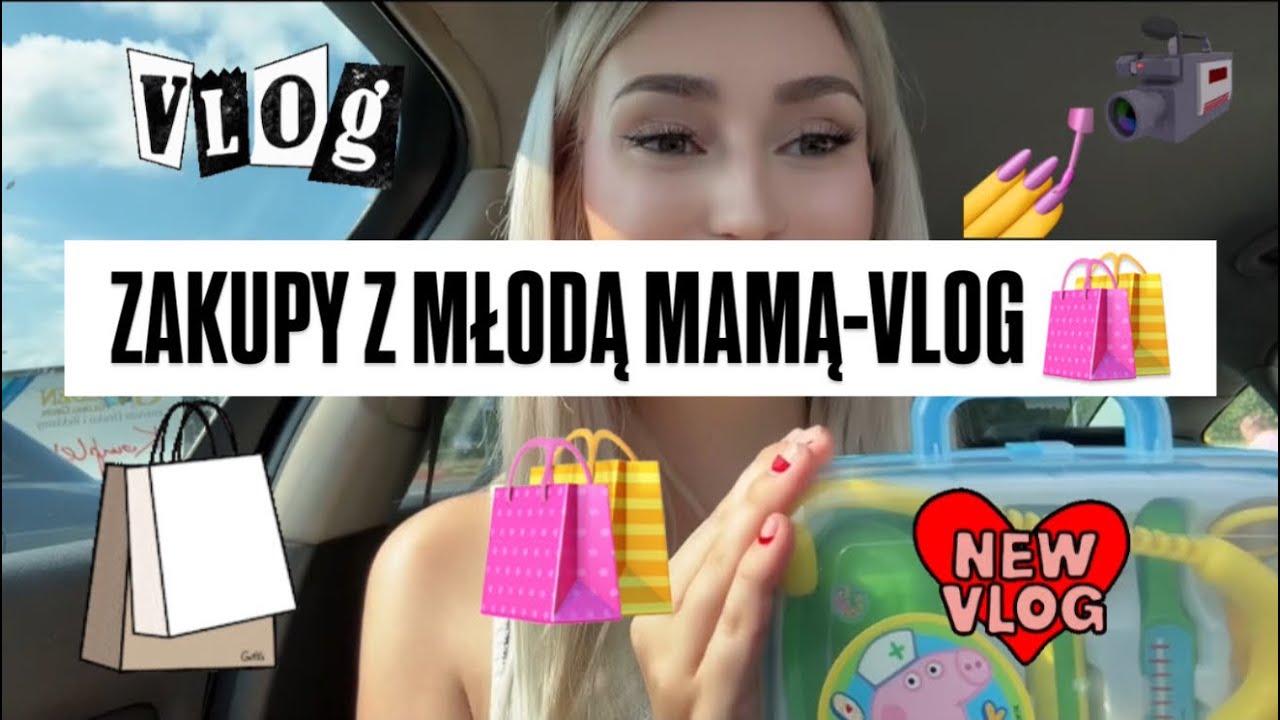 Szybkie zakupy z młodą mamą 🤰🛍️ | PIERWSZY VLOG 🎥 #vlog #shoppingtime 