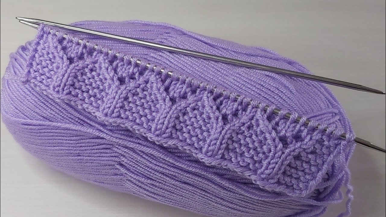 İki şiş çok beğeniceğiniz örgü model anlatımı ✅crochet knitting