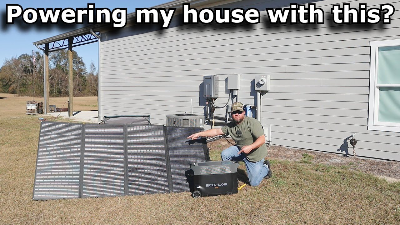 Partial off grid power, it's time! Ecoflow Delta Pro whole home power solution. #705