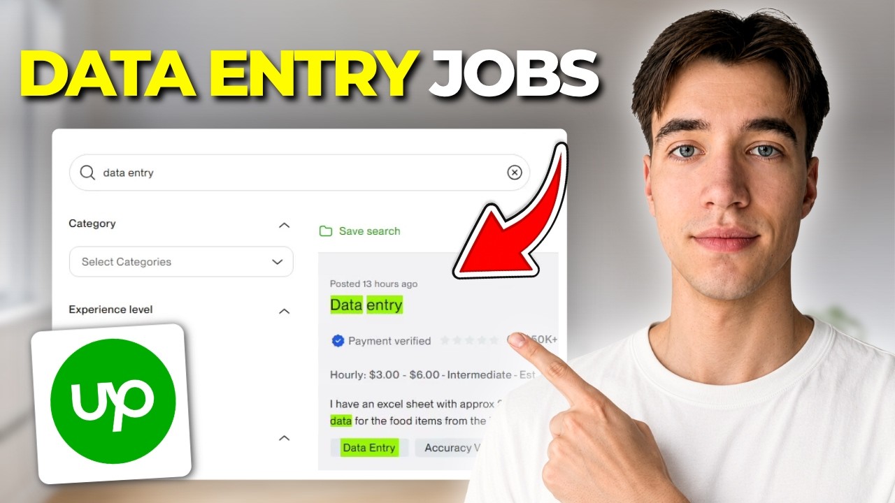 How To Apply For Data Entry Jobs On Upwork (Tutorial 2026)