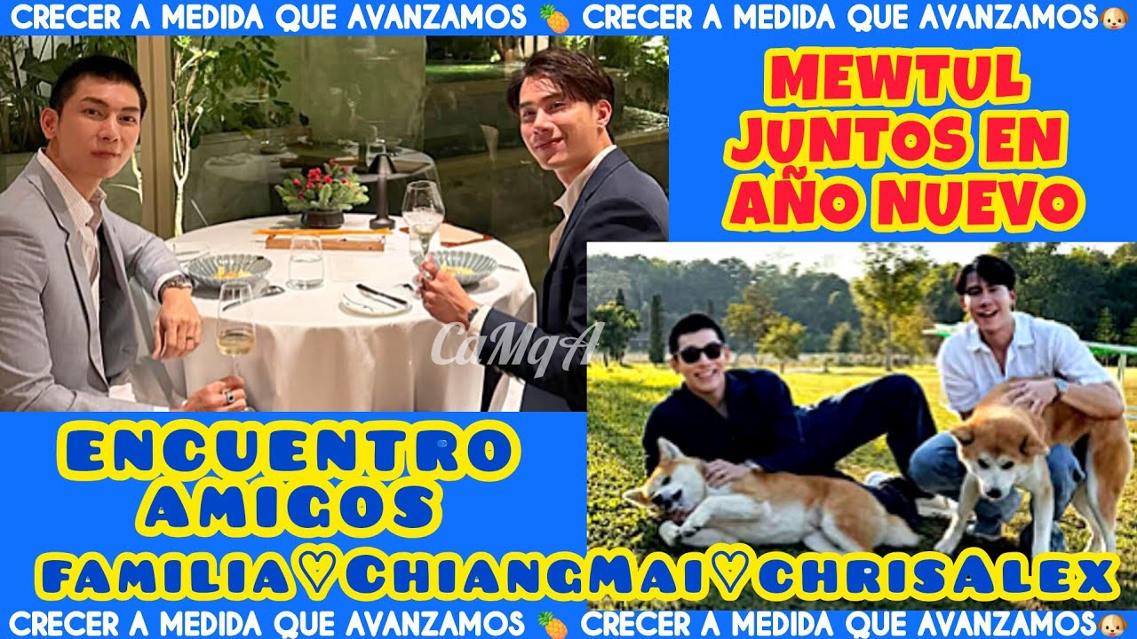 #MewTul JUNTOS EN CHIANG MAI👬EN TODOS LOS RECAP2024, COMO EL MAYOR suceso 💙#tulpakorn #mewsuppasit 🐼