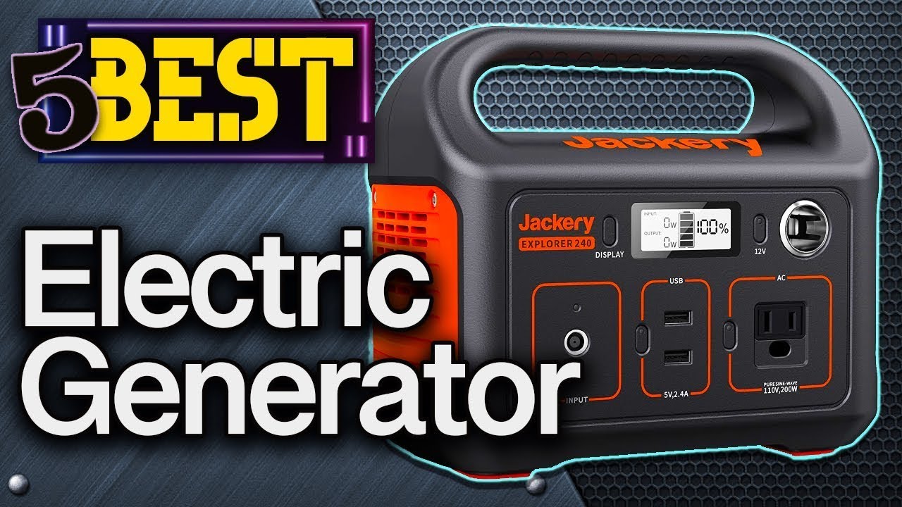 ✅ TOP 5 Best Electric Generators You Will Ever Need: Today&rsquo;s Top Picks