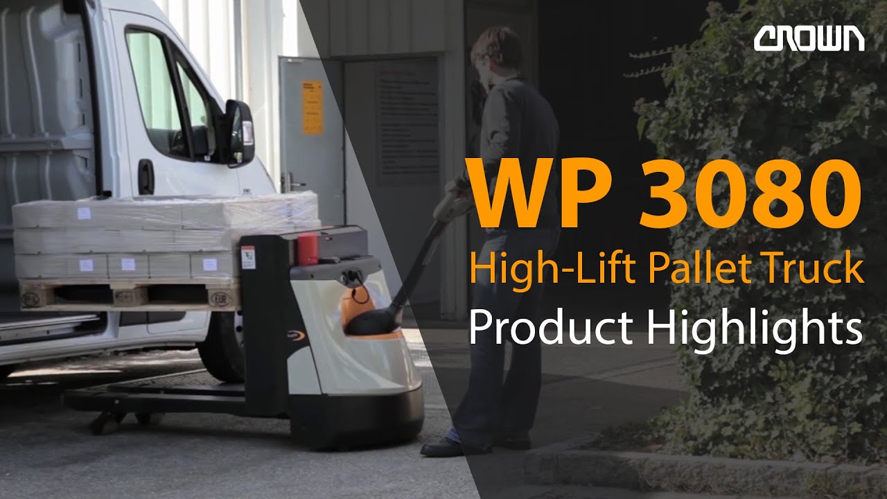 Crown High-Lift Pallet Truck | WP 3080 | Product Highlights