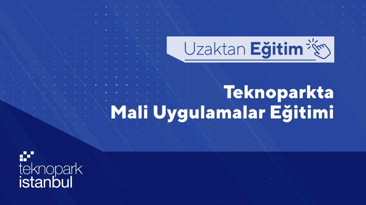 Teknoparkta Mali Uygulamalar Eğitimi