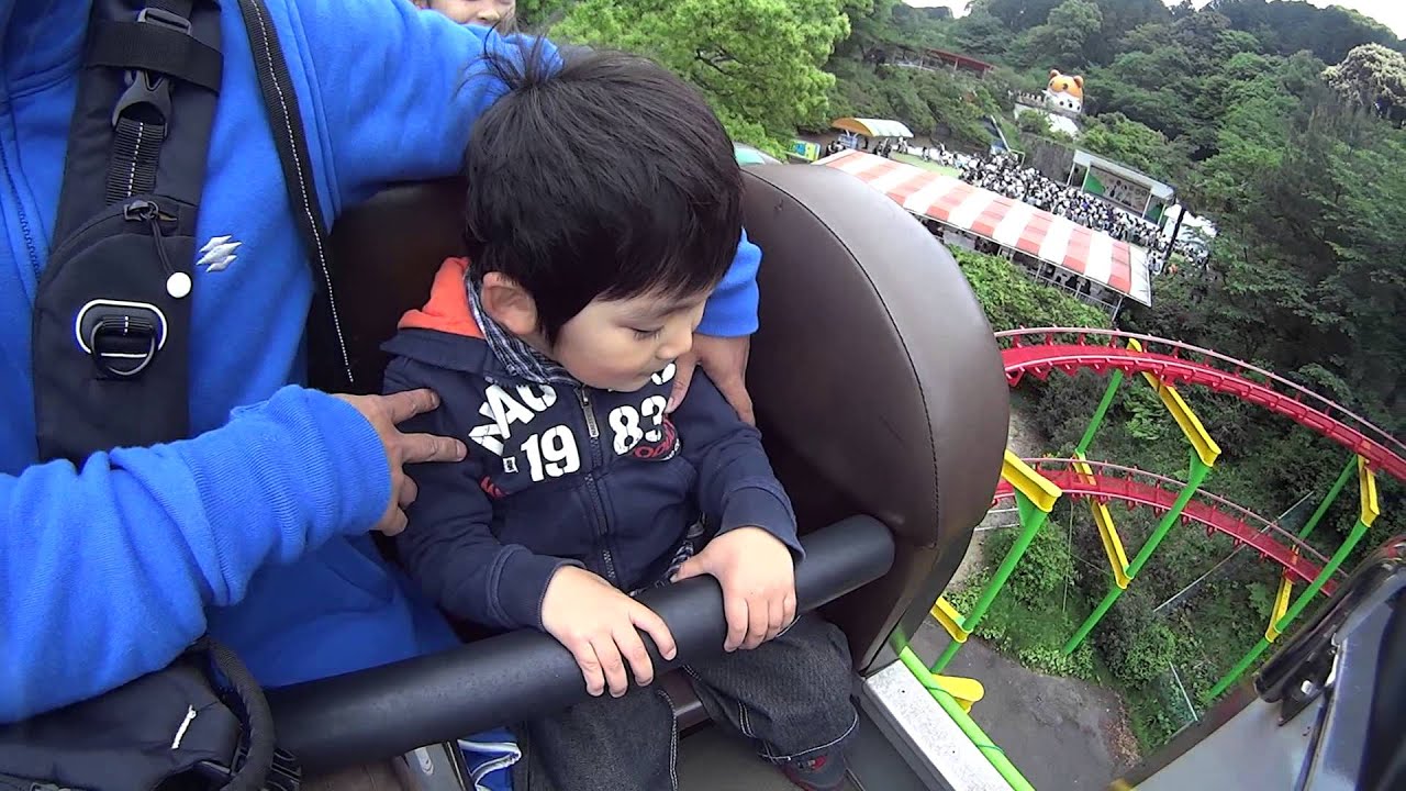 5 year old First time on a Roller coaster
