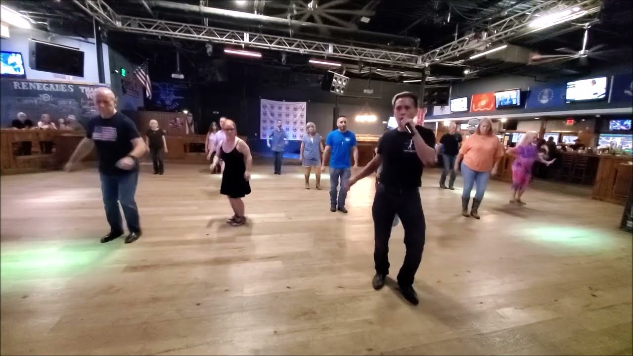 Hold Your Horses Line Dance By A T  Kinson & Tom Mickers Lesson With Mark At Renegades On 4 18 23