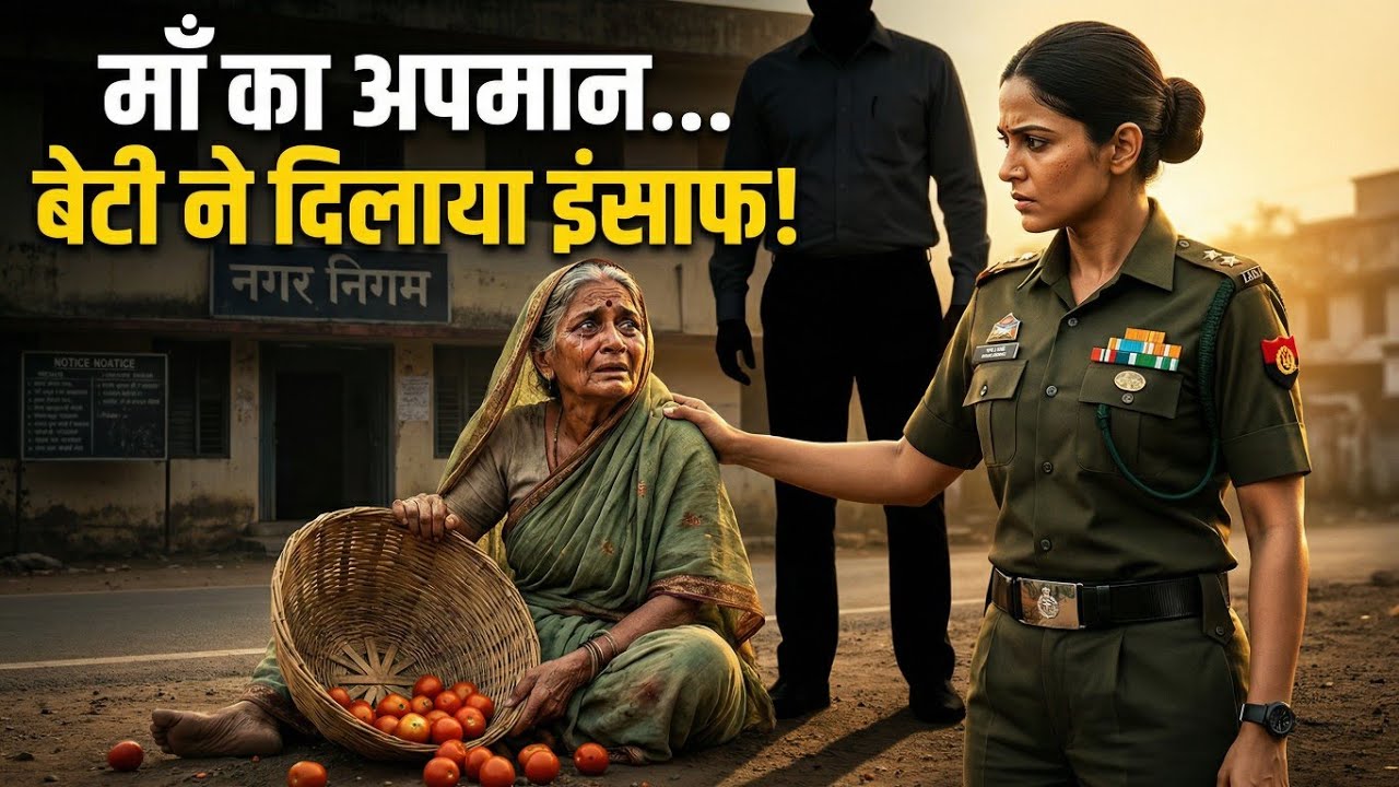 गरीब माँ का अपमान  सेना की बेटी ने सिस्टम के अंदर रहकर दिलाया इंसाफ | Full Story @MrBeast 