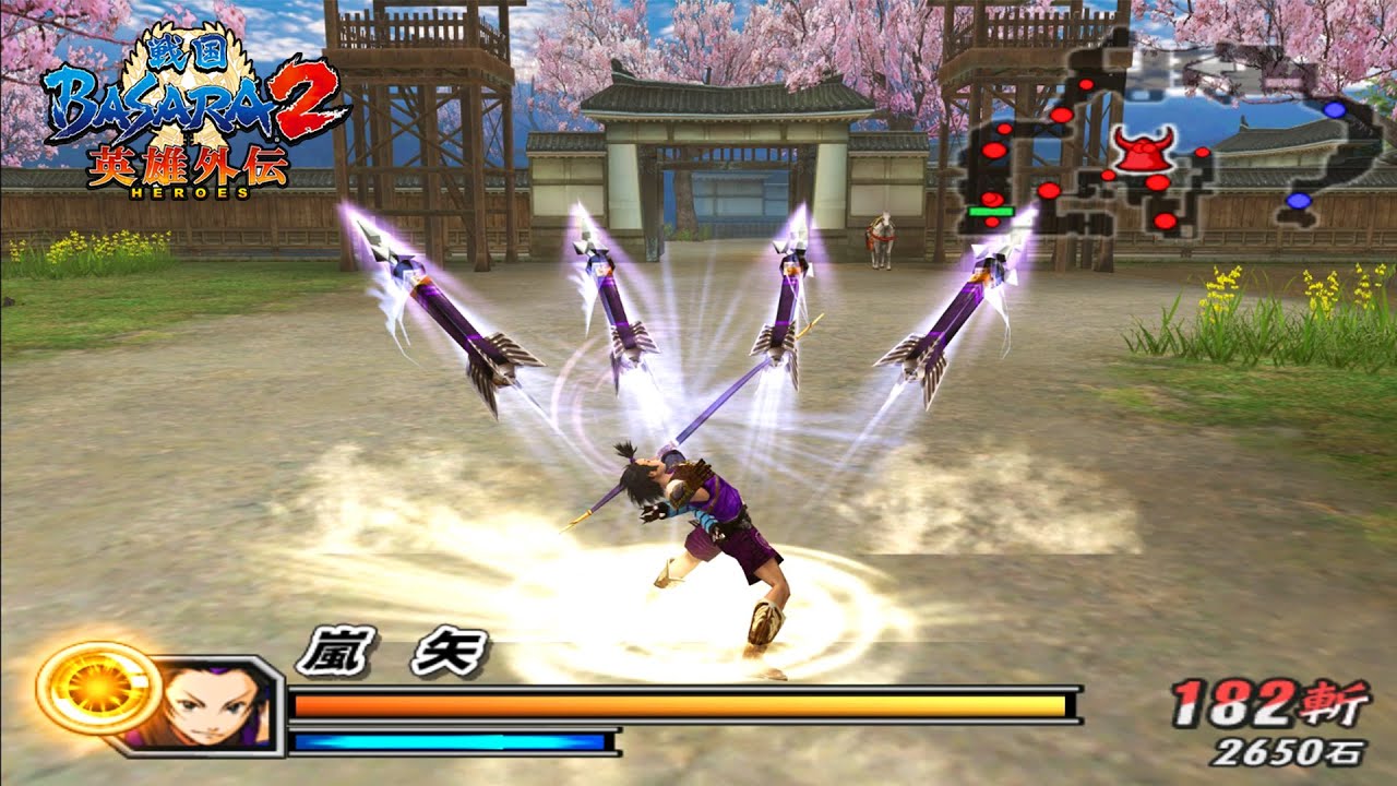 Semua Skill Mori Ranmaru - BASARA 2 HEROES