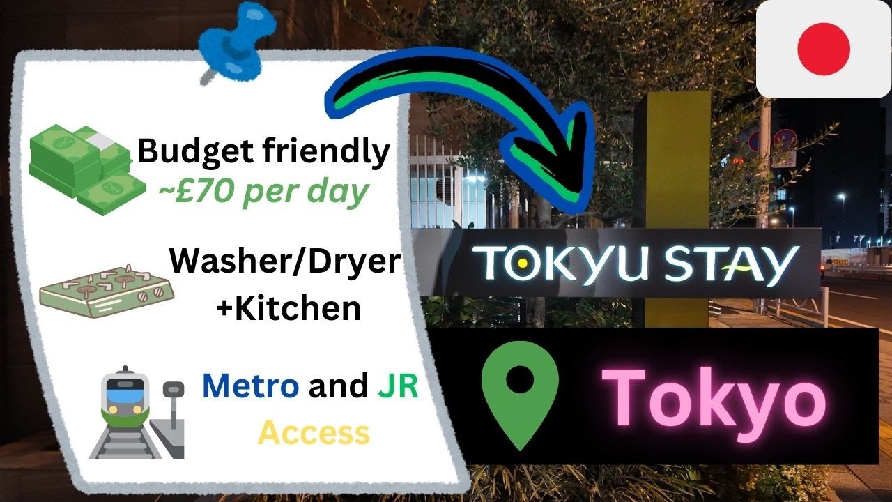 Stay in Tokyo for £70! Tokyu Stay Takanawa – Kitchen, Comfort & JR Access
