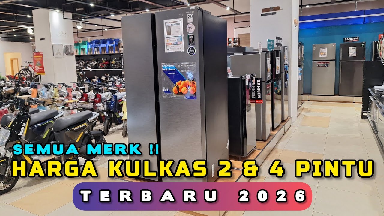Review Harga Kulkas 2 Pintu dan 4 Pintu Semua Merk Terbaru 2026‼️Berikut Spesifikasi