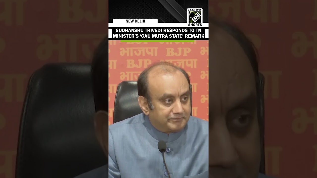 Sudhanshu Trivedi responds to Tamil Nadu Minister Senthilkumar&rsquo;s &lsquo;Gau Mutra state&rsquo; remark