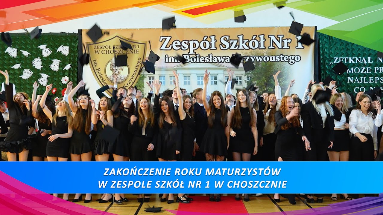 Zakończenie roku maturzystów w ZS nr 1 w Choszcznie