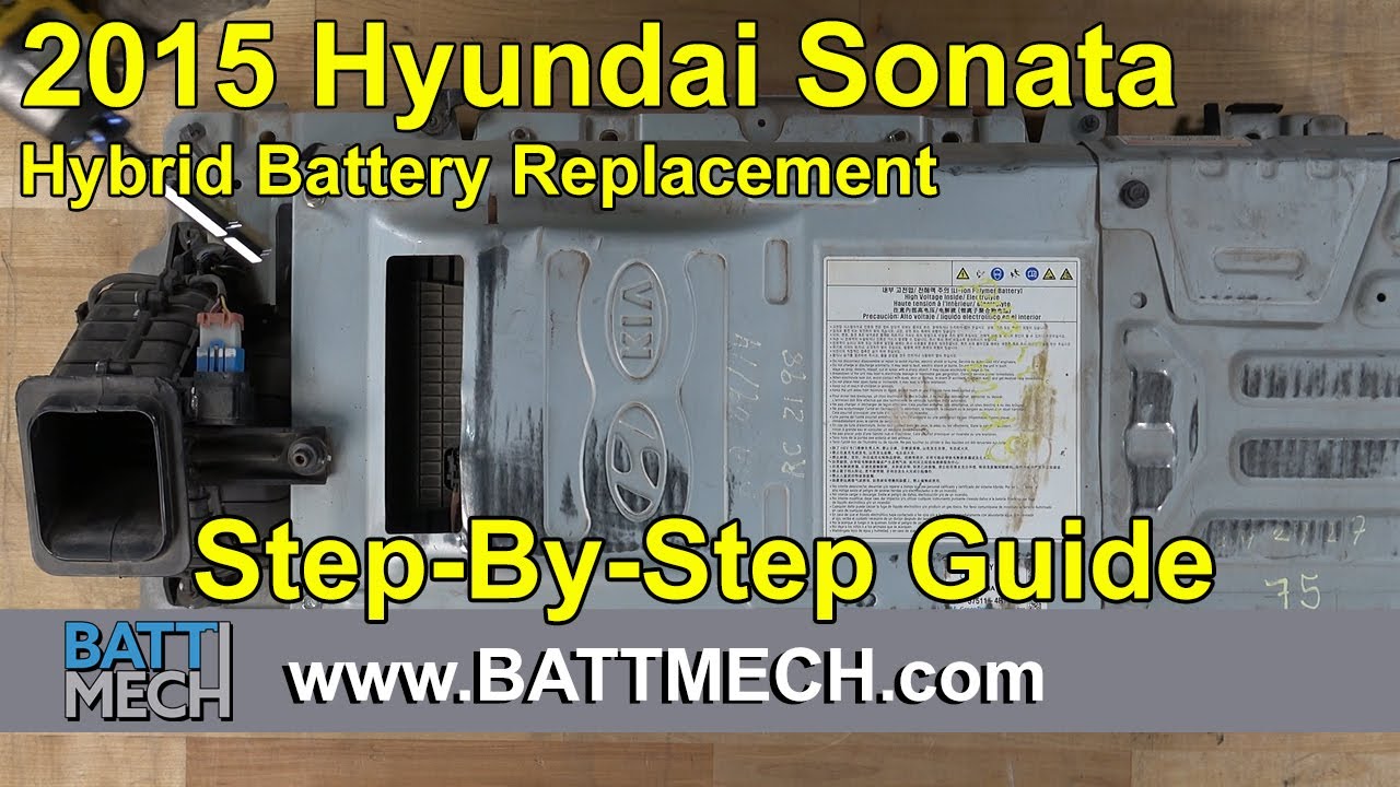 How to Replace/Repair/Fix a 2015 Hyundai Sonata Hybrid Battery Module Pack –Step-by-Step Guide EV
