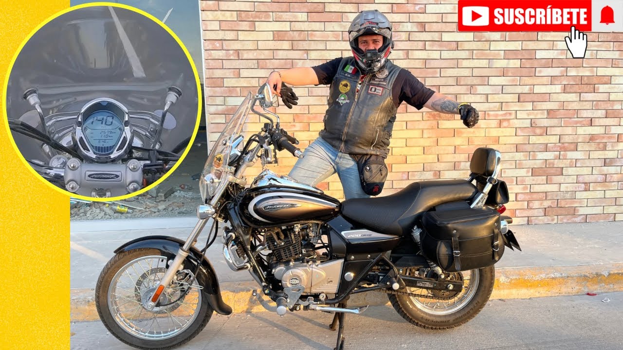 Prueba de manejo y Top Speed a la nueva  Avenger 220 año 2024 de Bajaj!!!