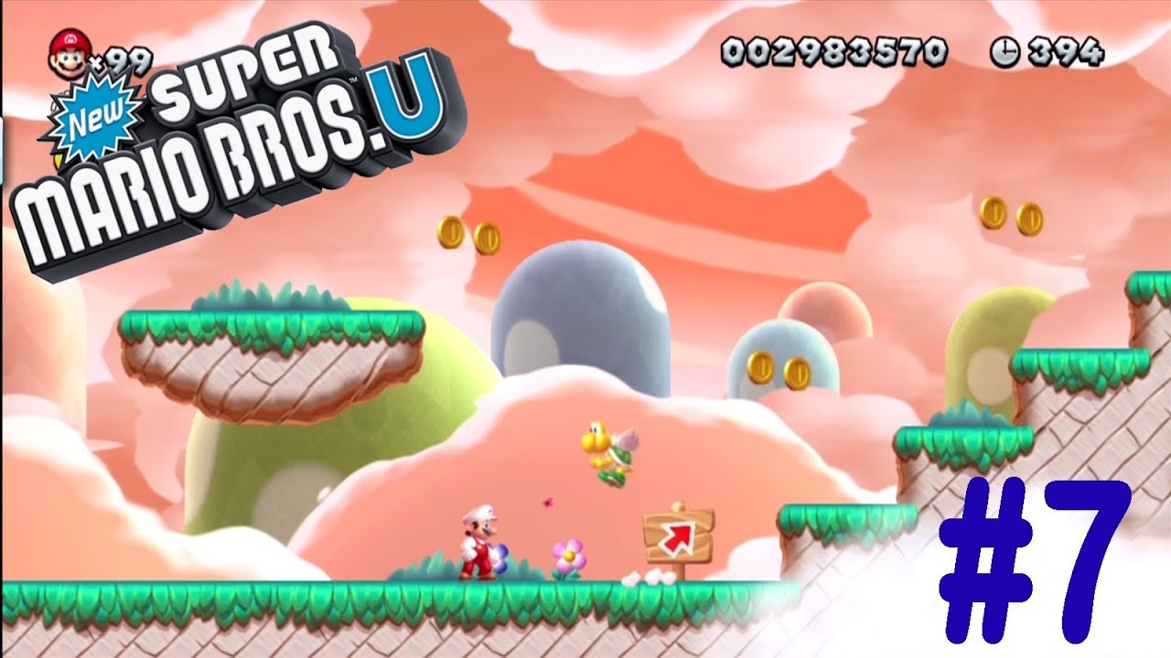 Allons Jusqu'au Bout de New Super Mario Bros. U (Monde 7 / Paradis Chantilly)