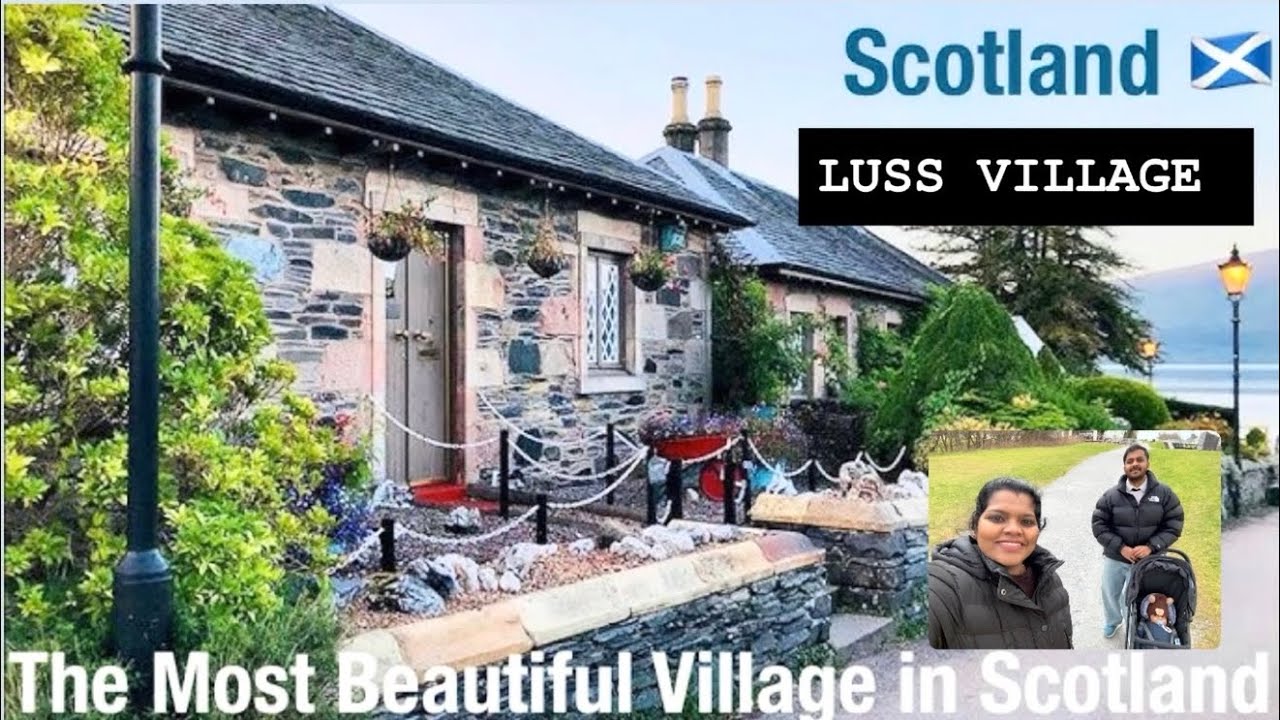 Loch Lomond's shores and Luss Village💙 #LochLomond #LussVillage #ScotlandExplored #scotland #mallu 