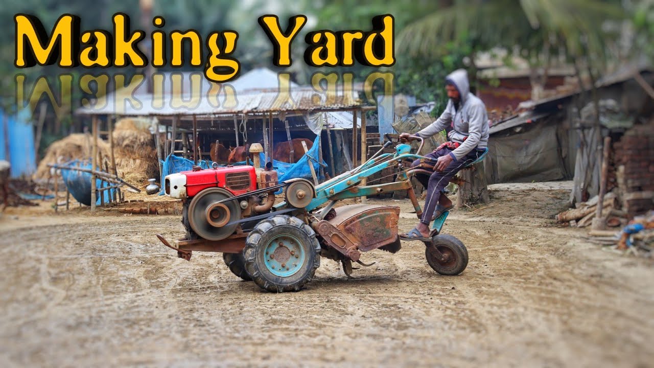 Making Yard to collect Paddy | ধানের উঠান বানানো চলছে। 