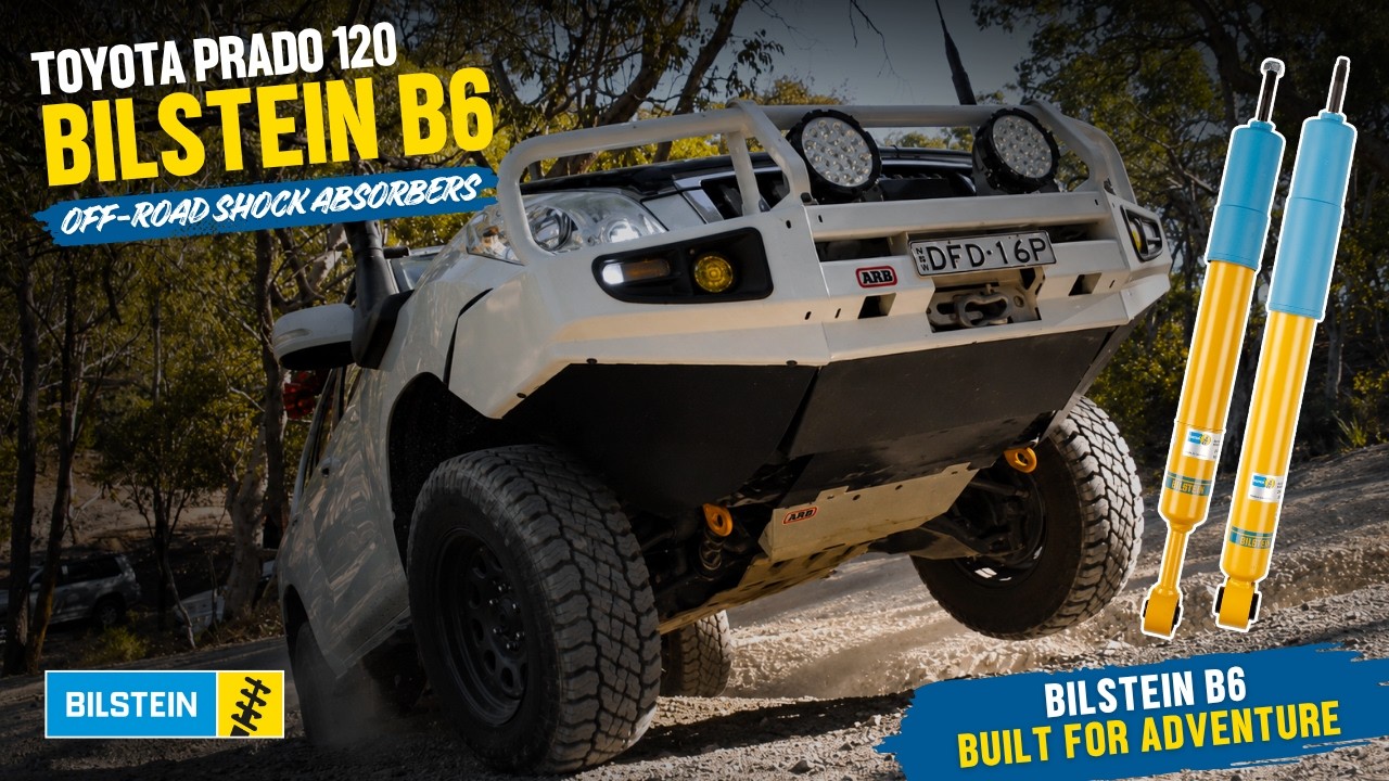 Toyota Landcruiser Prado Toughened with Bilstein B6 Offroad