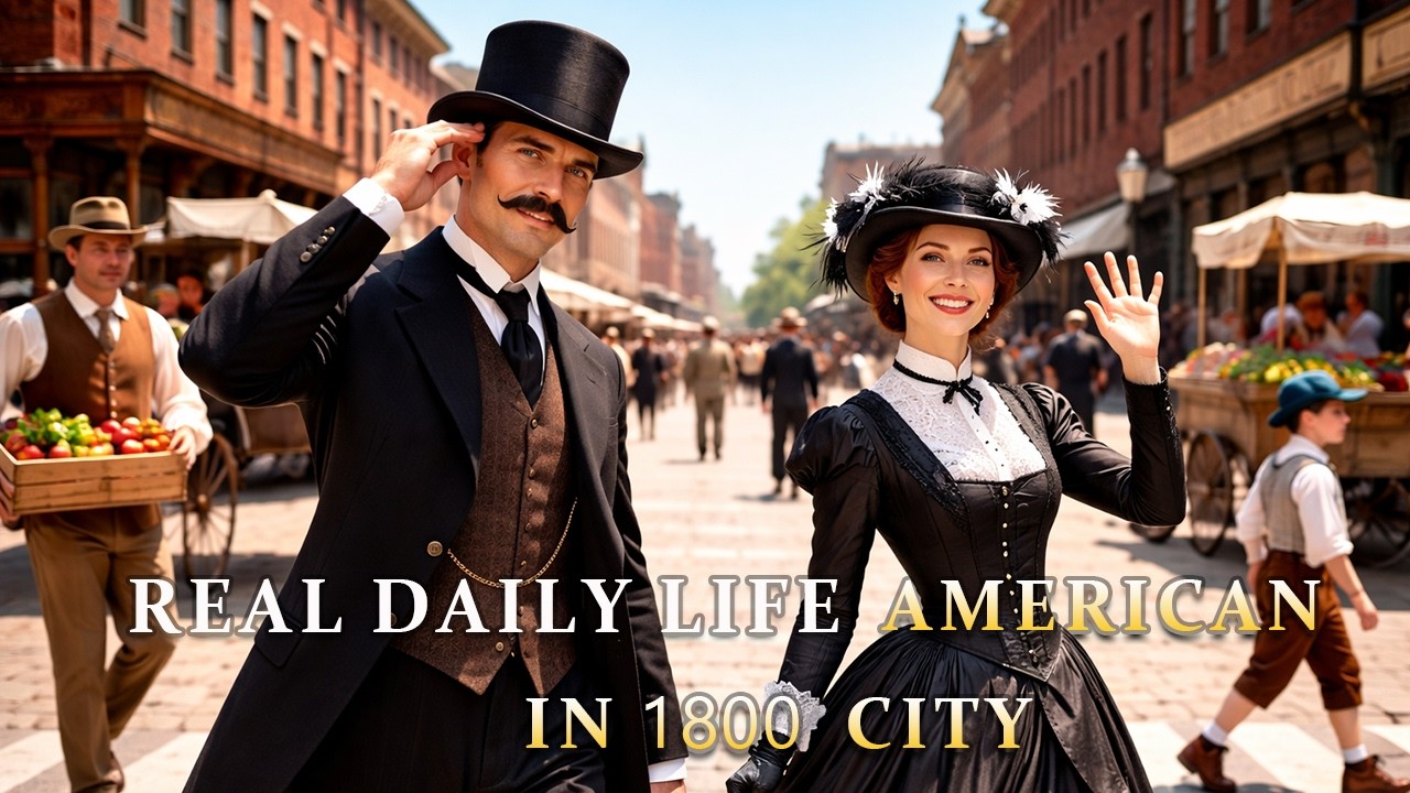 What Daily Life Was REALLY Like in 1880 America | Boring History For Sleep