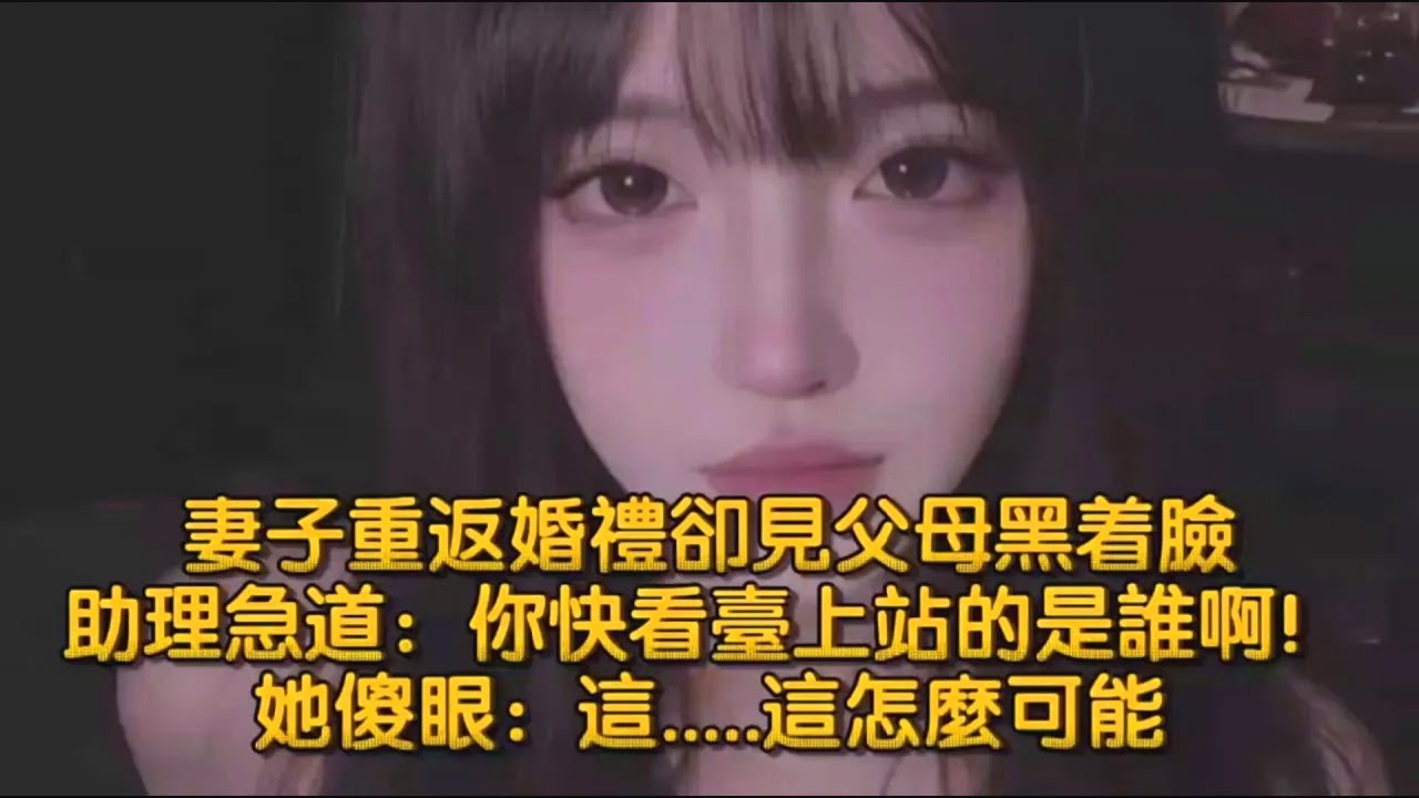 妻子重返婚禮卻見父母黑着臉，助理急道：你快看臺上站的是誰啊！她傻眼：這怎麼可能