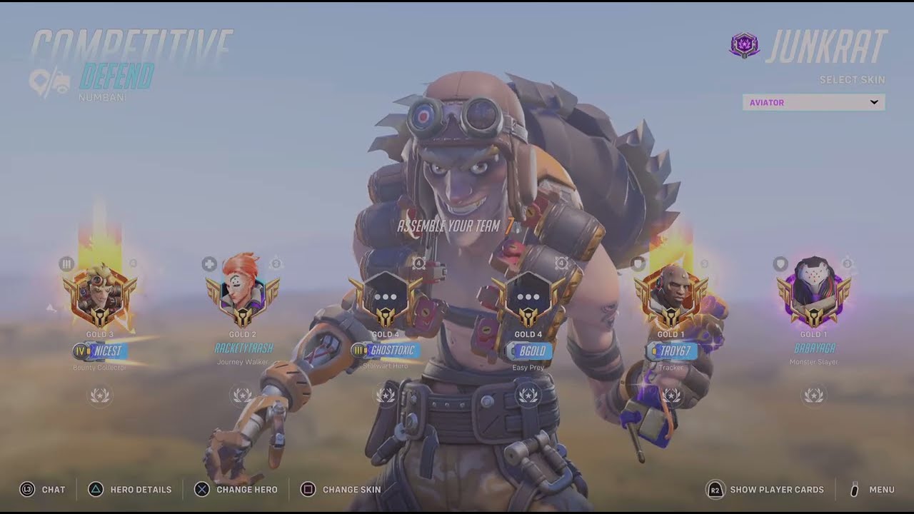 Overwatch 2 Competitive Numbani Junkrat/Symmetra