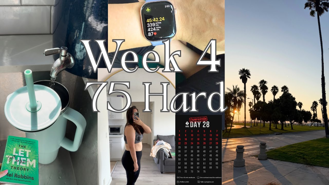 75 Hard - Week 4 | Hardest Week Yet: 5am mornings, solo parenting & big work / life updates