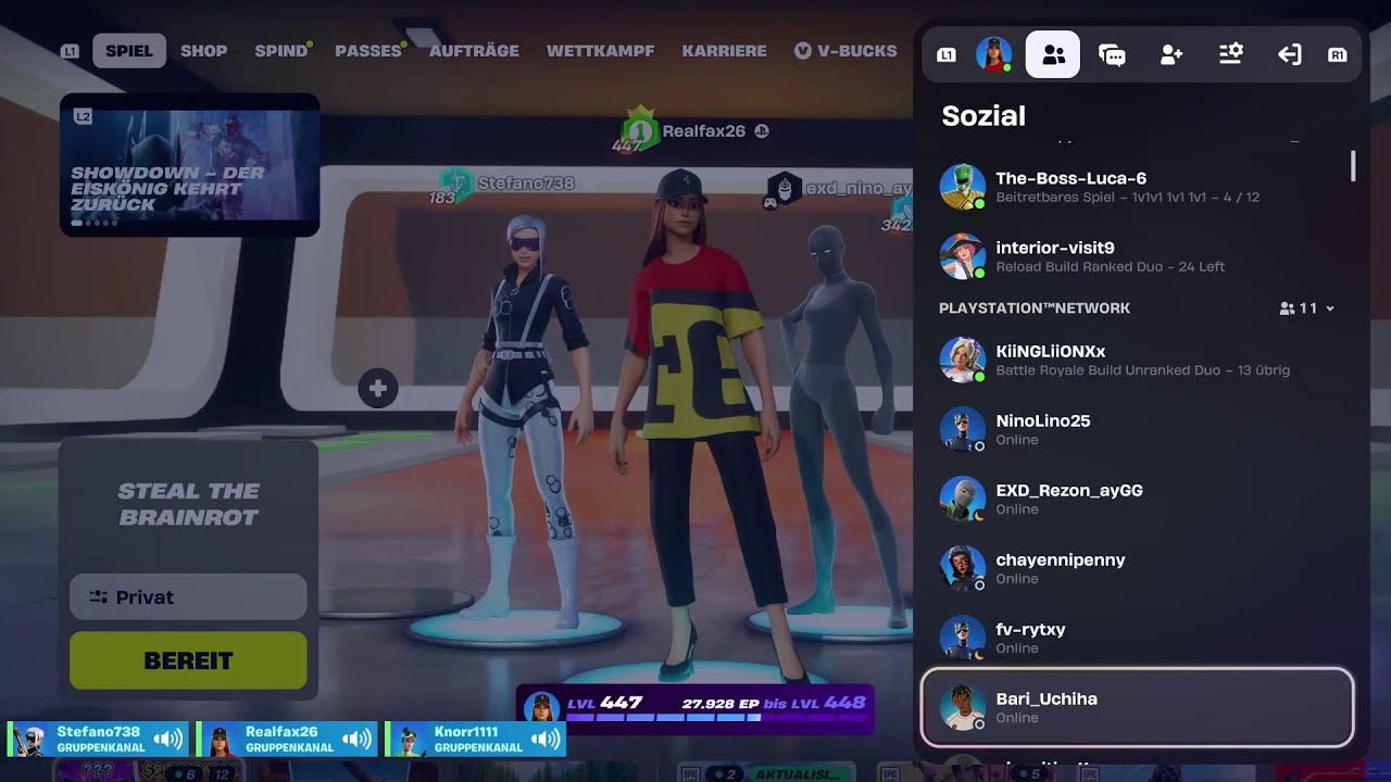 Fortnite Steal a brainrot traden und auch index voll machen