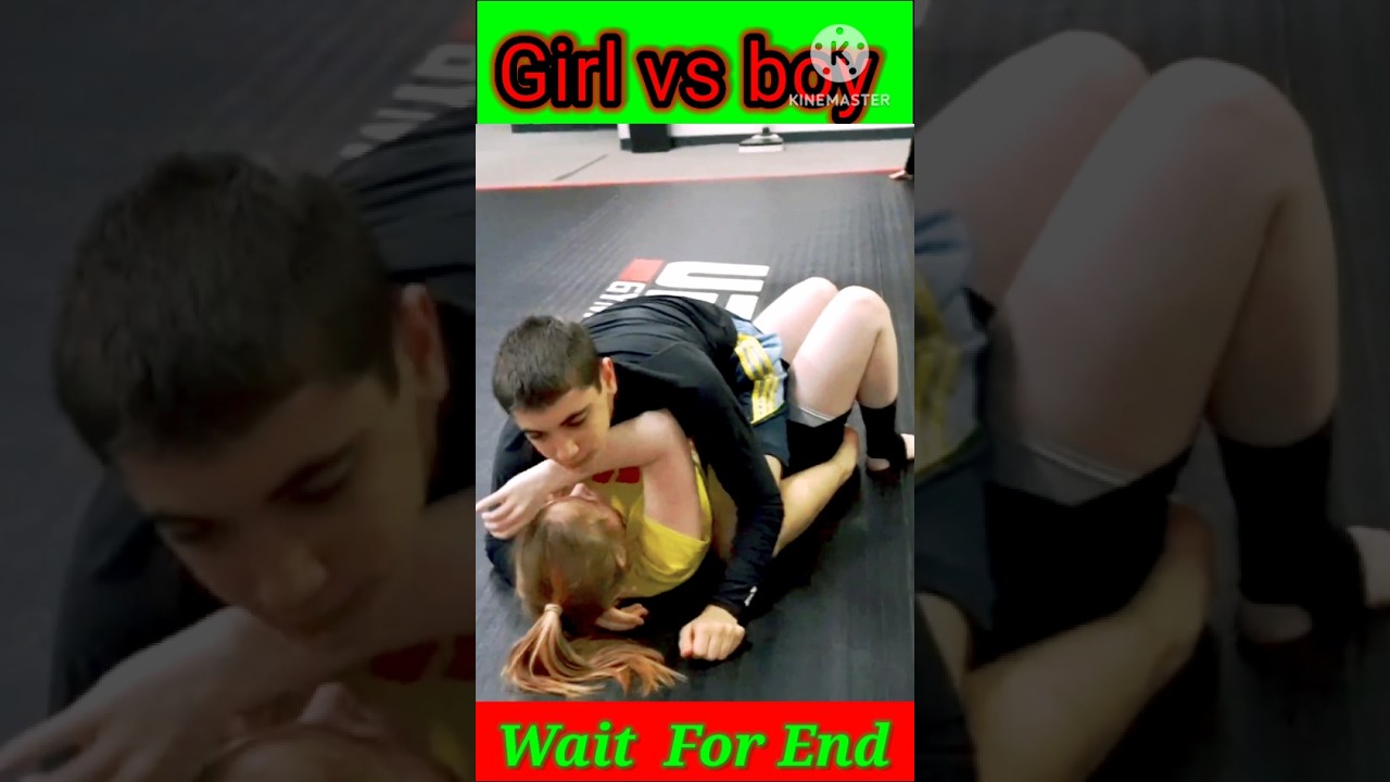 Challenging wrestling game boy vs girl 👦👩fighting Kushti #combatsport #mma