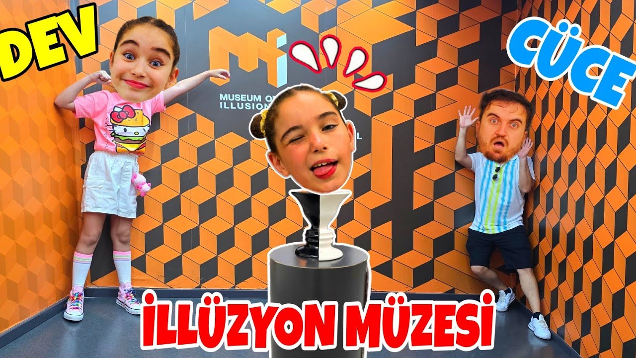 ELİF SİNEM İLLÜZYON MÜZESİNDE KOCAMAN OLDU !! KAÇ TANE ELİF VAR BURADA ??