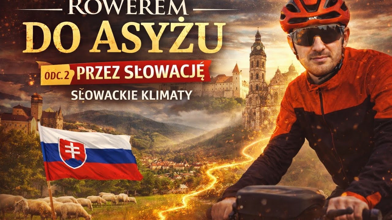 Rowerem do Asyżu #2 – Słowacja! Początek wielkiej pielgrzymki 🚴‍♂️