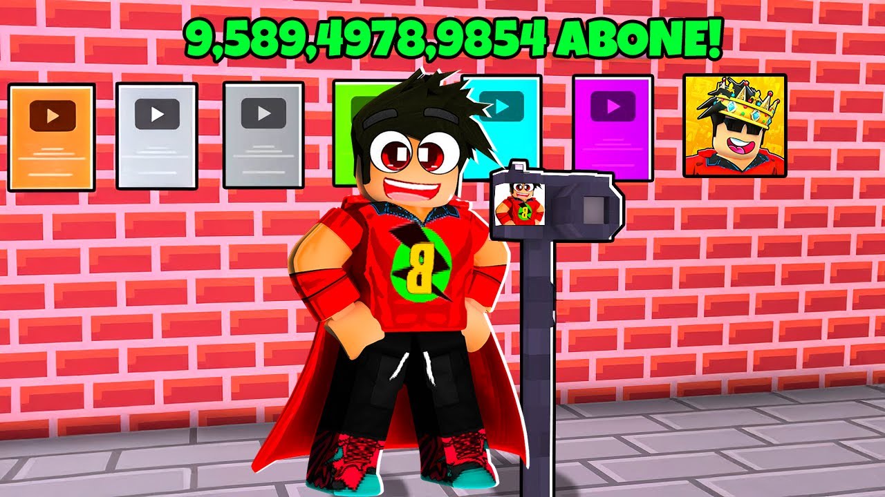 YOUTUBE'NUN KRALI OLDUM 🤣 Roblox Youtuber Empire