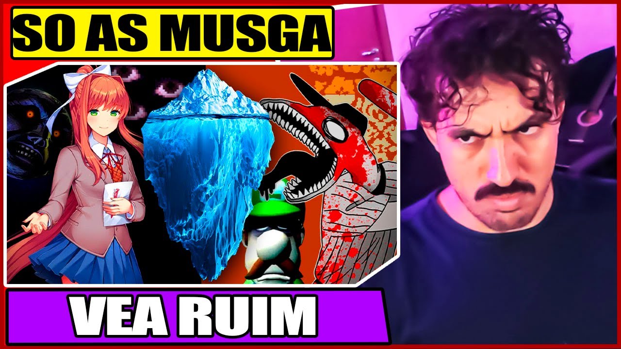 O Medonho Iceberg de Músicas BIZARRAS em Jogos ft. @Eu Hipe ​ | Leozin React