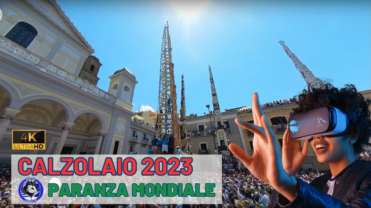 Nola 2023 4K: Mondiale Piazza Duomo | VR 360 #festadeigigli  #nola2023 #insta360