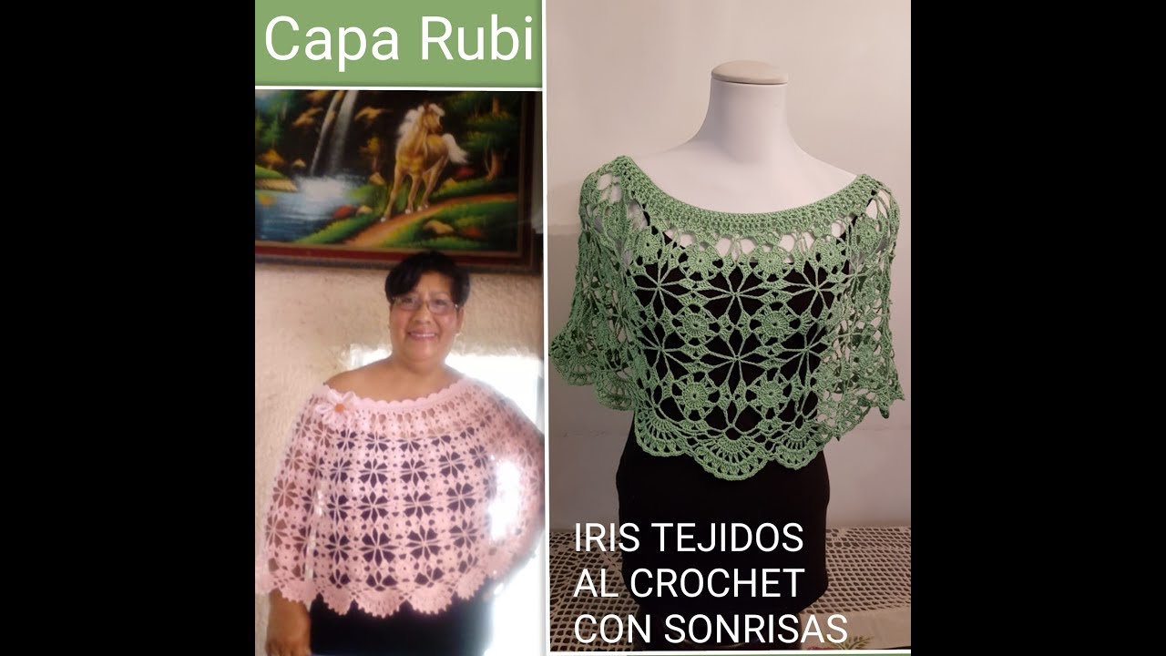CAPA RUBI A CROCHET PRIMERA PARTE