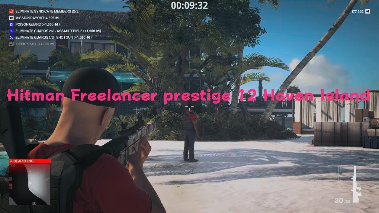 HITMAN Freelancer prestige 12 Haven Island