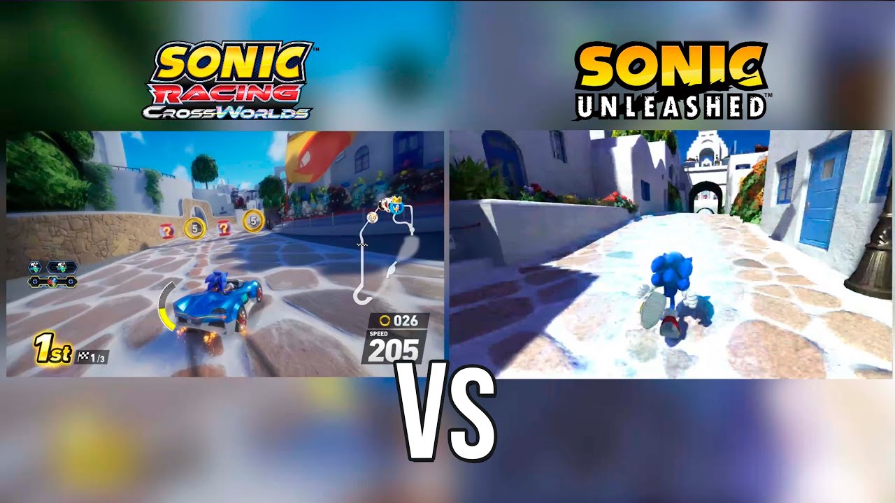 Sonic Racing Crossworlds Stage Evolution | ORIGINAL vs NEW | Side by Side Comparison