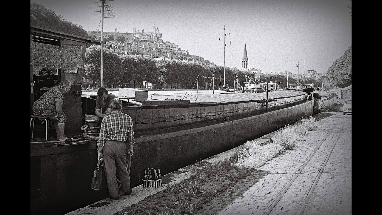 Lyon : La vie des mariniers sur la Saône dans les années 1980...