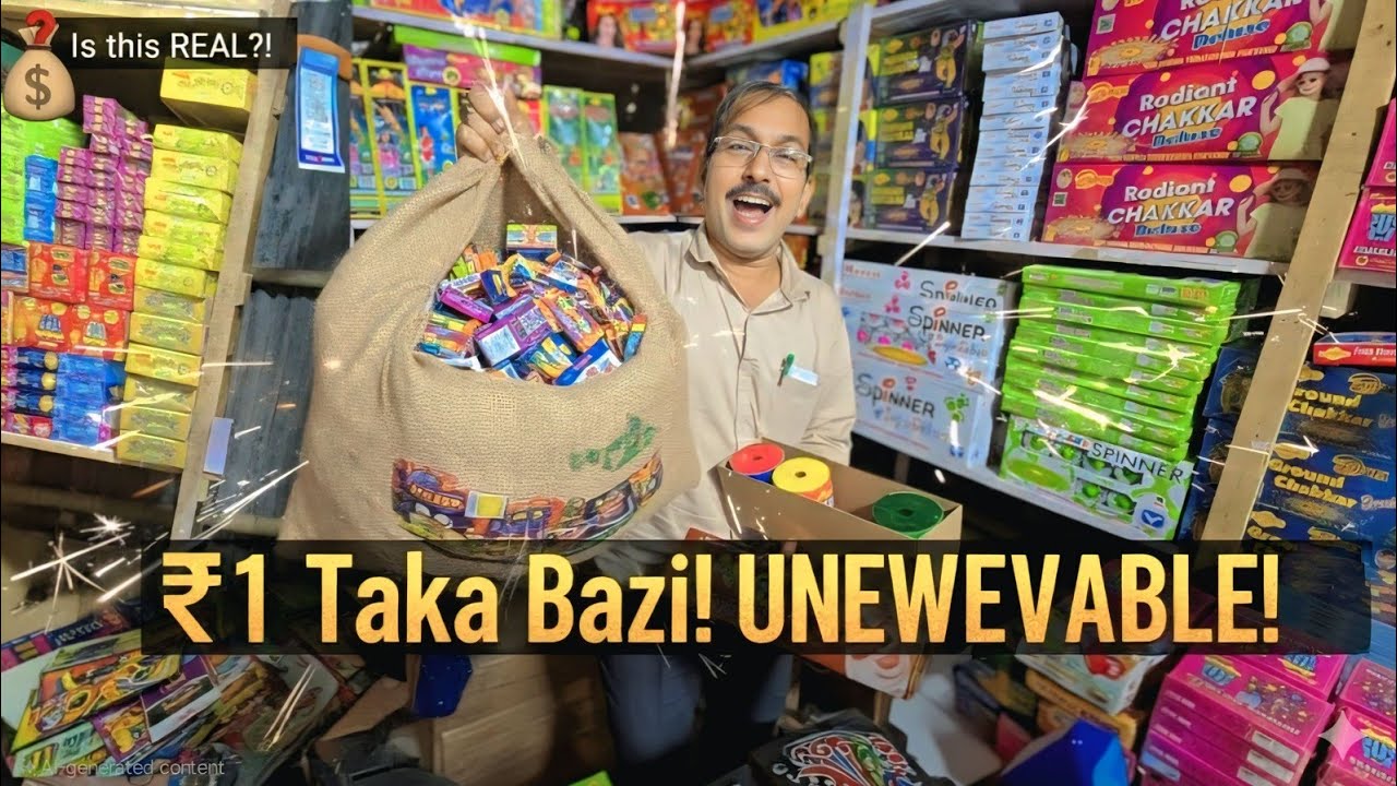 Tala Bazi Bazar Kolkata 2025 | Cheapest Bazi Bazar Kolkata #diwalicrackers #viral