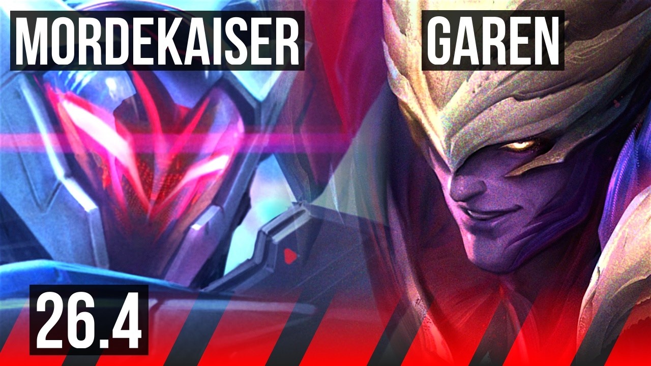 MORDEKAISER vs GAREN (TOP) | EUW Master | 26.4