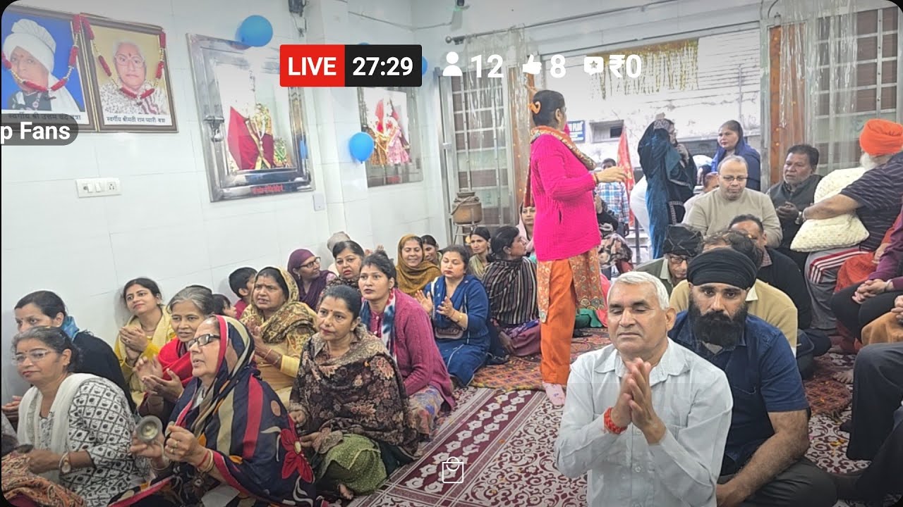 सत्संग मंदिर माता राम प्यारी बत्रा करनाल 24.2.2026