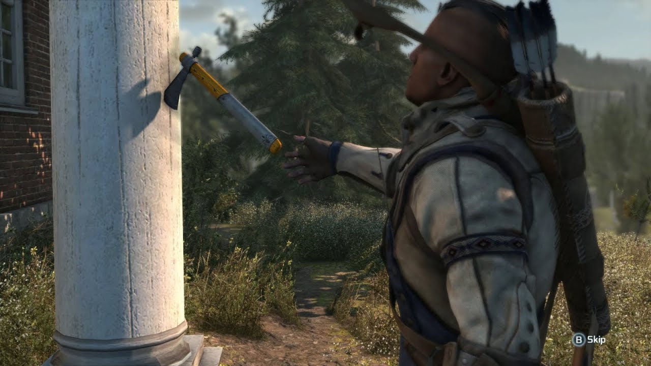Assassin's Creed III - Removal of the Tomahawk