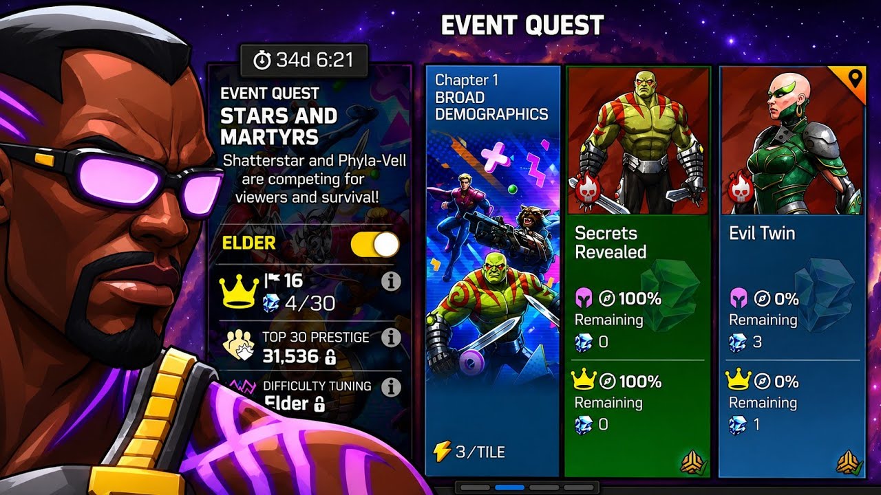 STELLAR BLADE IS GOOD FOR ELDER DIFFICULTY (EVENT QUEST) - MCOC