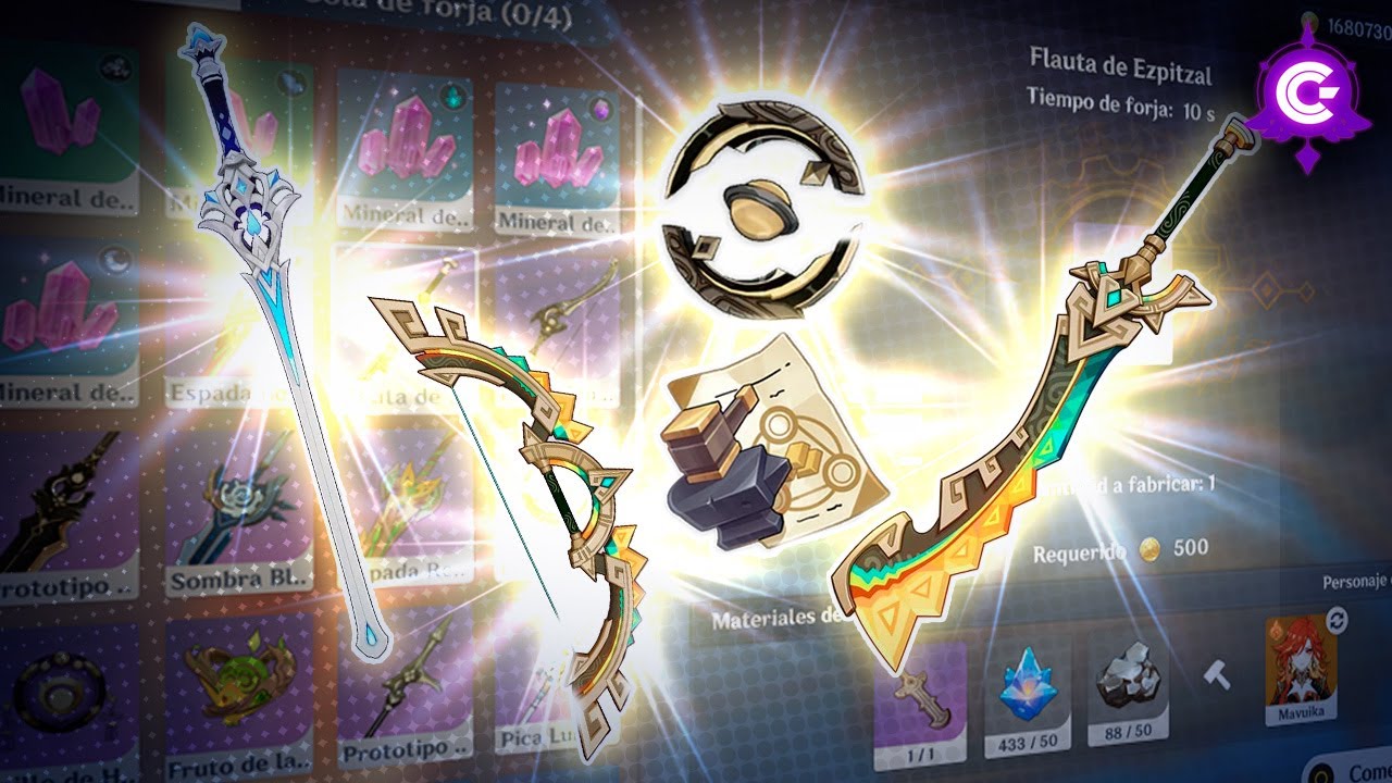 🏆TOP and ANALYSIS of FORGE WEAPONS and PASS - Genshin Impact