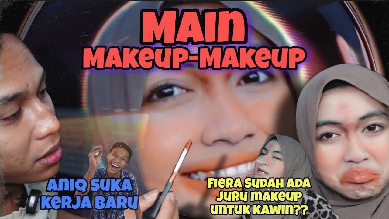 CHALLENGE ANIQ MAKEUPKAN FIERA!! FIERA JADI BADUT?!?!